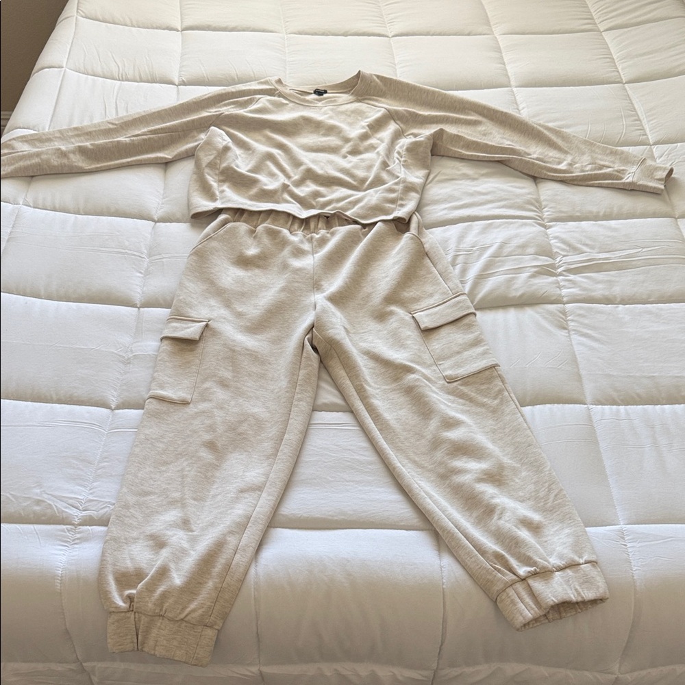 Express Cream Womens Pajama Set